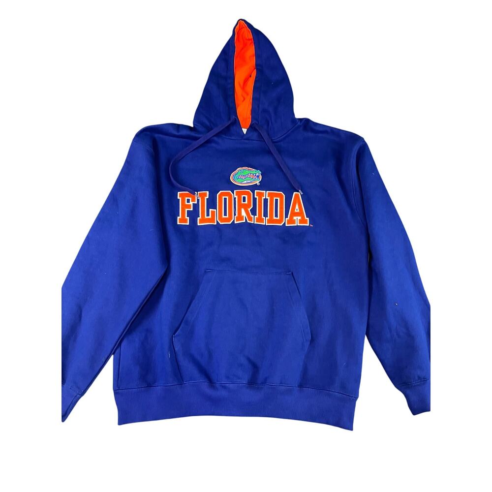 Men’s OVB Florida Gators Blue Embroidered Hoodie Sweatshirt XL – Excellent